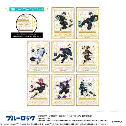 Bluelock Hologram Clear Card Collection -Night Soccer- 9Pack BOX - Image 3