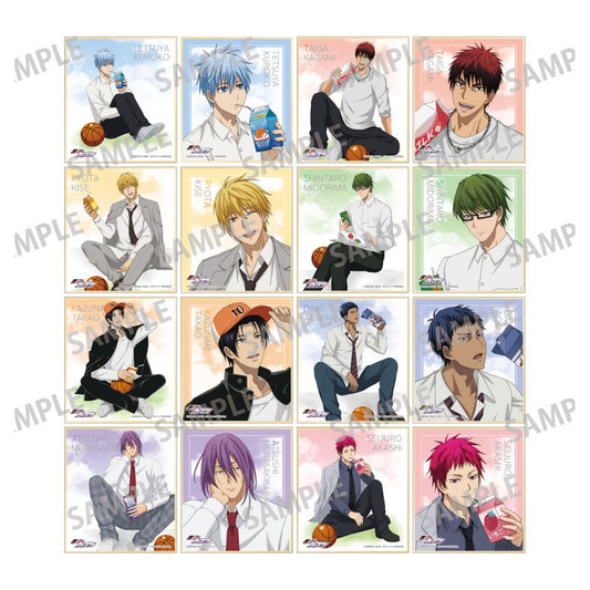 Kuroko's Basketball Trading Mini Shikishi Pack Juice 16Item Set - Image 1