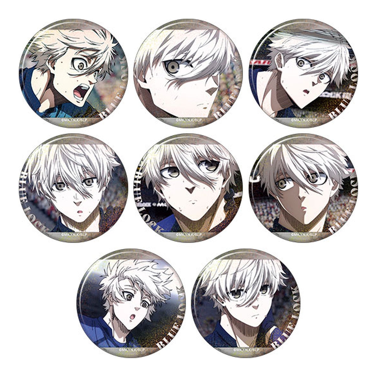 Bluelock 2nd Season Oshi Chara Badge Collection Vol.2 Seishirou Nagi 8Pack BOX - Image 1
