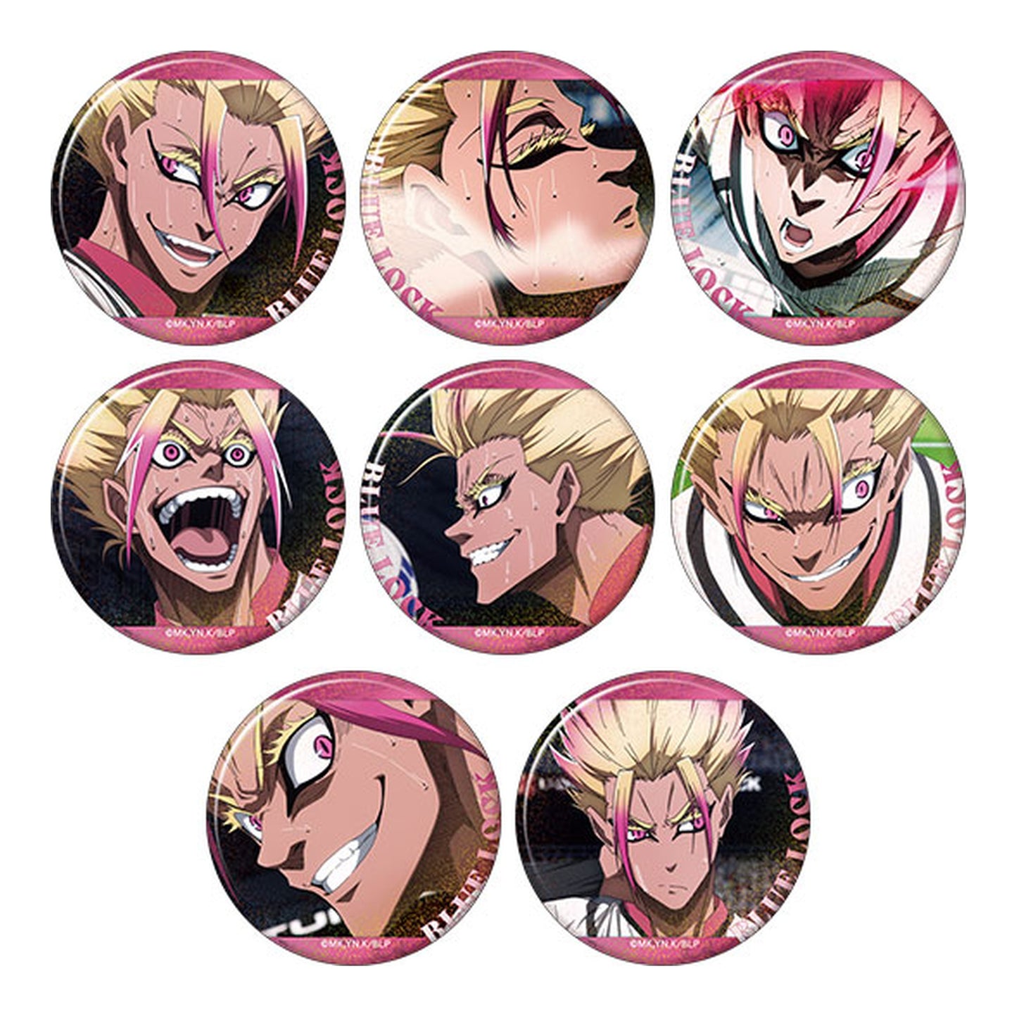 Bluelock 2nd Season Oshi Chara Badge Collection Vol.2 Ryusei Shidou 8Pack BOX - Image 1