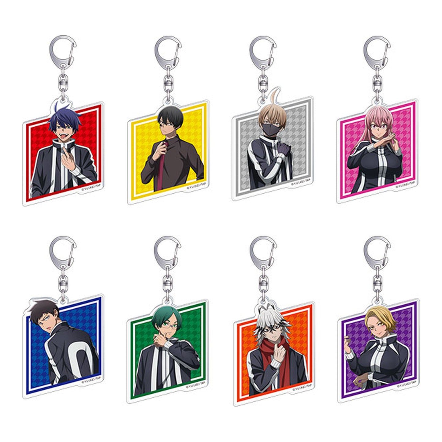 Tougen Anki Acrylic Keychain Collection 8Pack BOX - Image 1