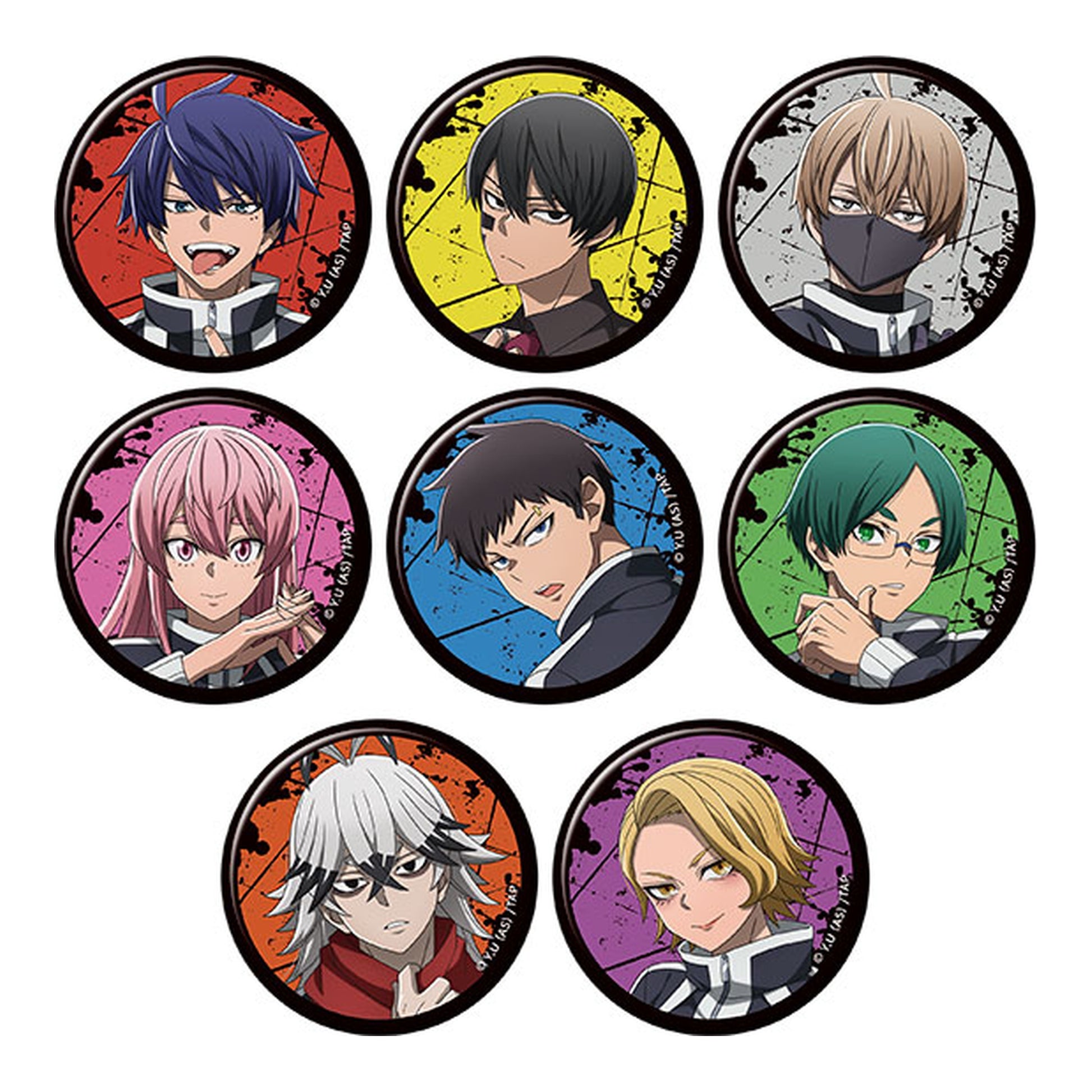 Tougen Anki Chara Badge Collection New Illustration Ver. 8Pack BOX - Image 1