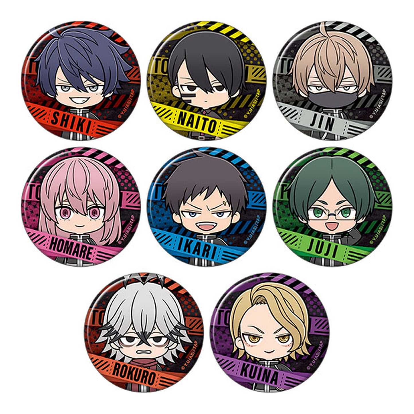Tougen Anki Chara Badge Collection Mini Chara Ver. 8Pack BOX - Image 1