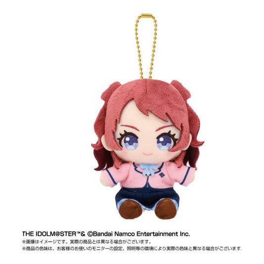 Chibi Plush Sitting Mascot Gakuen iDOLM@STER Saki Hanami - Image 1