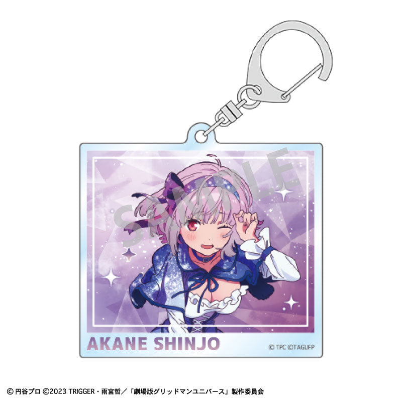 GRIDMAN UNIVERSE Trading Acrylic Keychain Starry Sky Date 10Pack BOX - Image 3