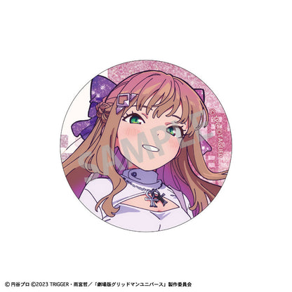 GRIDMAN UNIVERSE Trading Glitter Tin Badge Starry Sky Date 10Pack BOX - Image 4