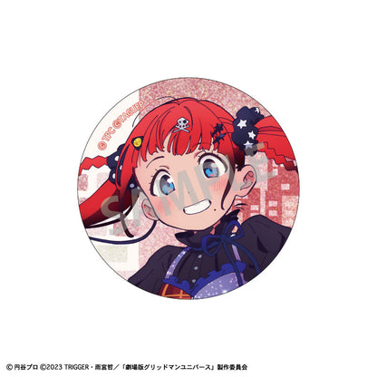 GRIDMAN UNIVERSE Trading Glitter Tin Badge Starry Sky Date 10Pack BOX - Image 5