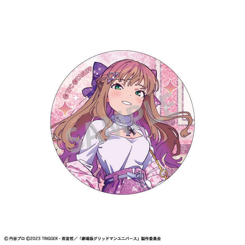 GRIDMAN UNIVERSE Trading Glitter Tin Badge Starry Sky Date 10Pack BOX - Image 9