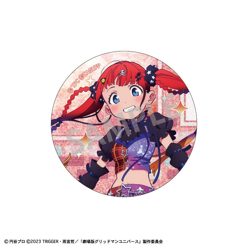 GRIDMAN UNIVERSE Trading Glitter Tin Badge Starry Sky Date 10Pack BOX - Image 10