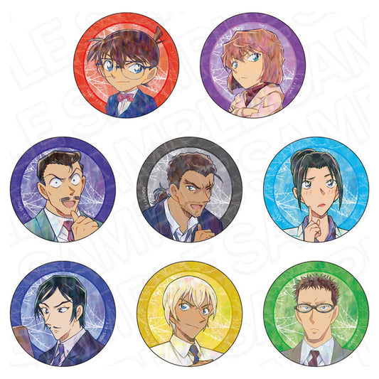 Detective Conan Tin Badge (Blind) PALE TONE series vol.5 8Pack BOX - Image 1