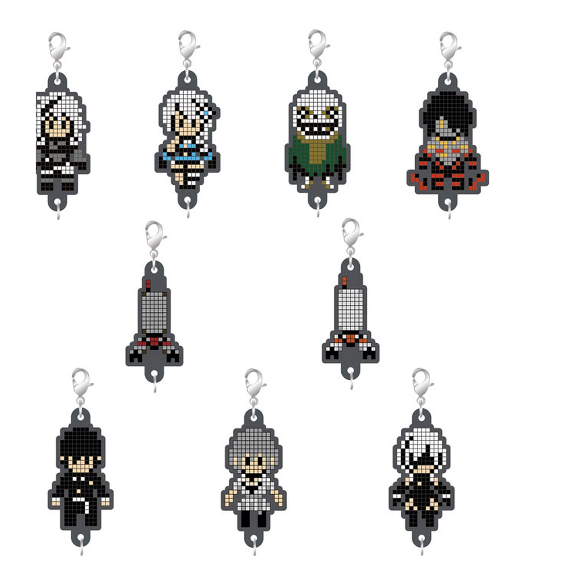 NieR Series Rubber Strap Collection Pixel Art ver. Vol.1 9Pack BOX - Image 1