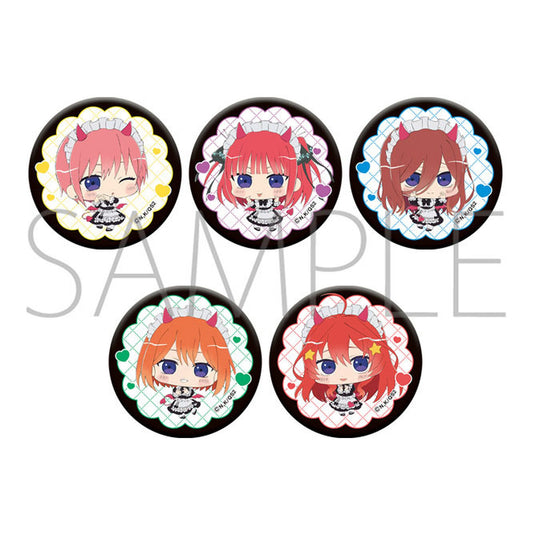 The Quintessential Quintuplets Chara Badge Collection (Chimittsu) 5Pack BOX - Image 1