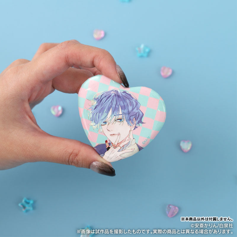 It Takes More Than a Pretty Face to Fall in Love Heart-shaped Chara Badge Collection 10Pack BOX - Image 3