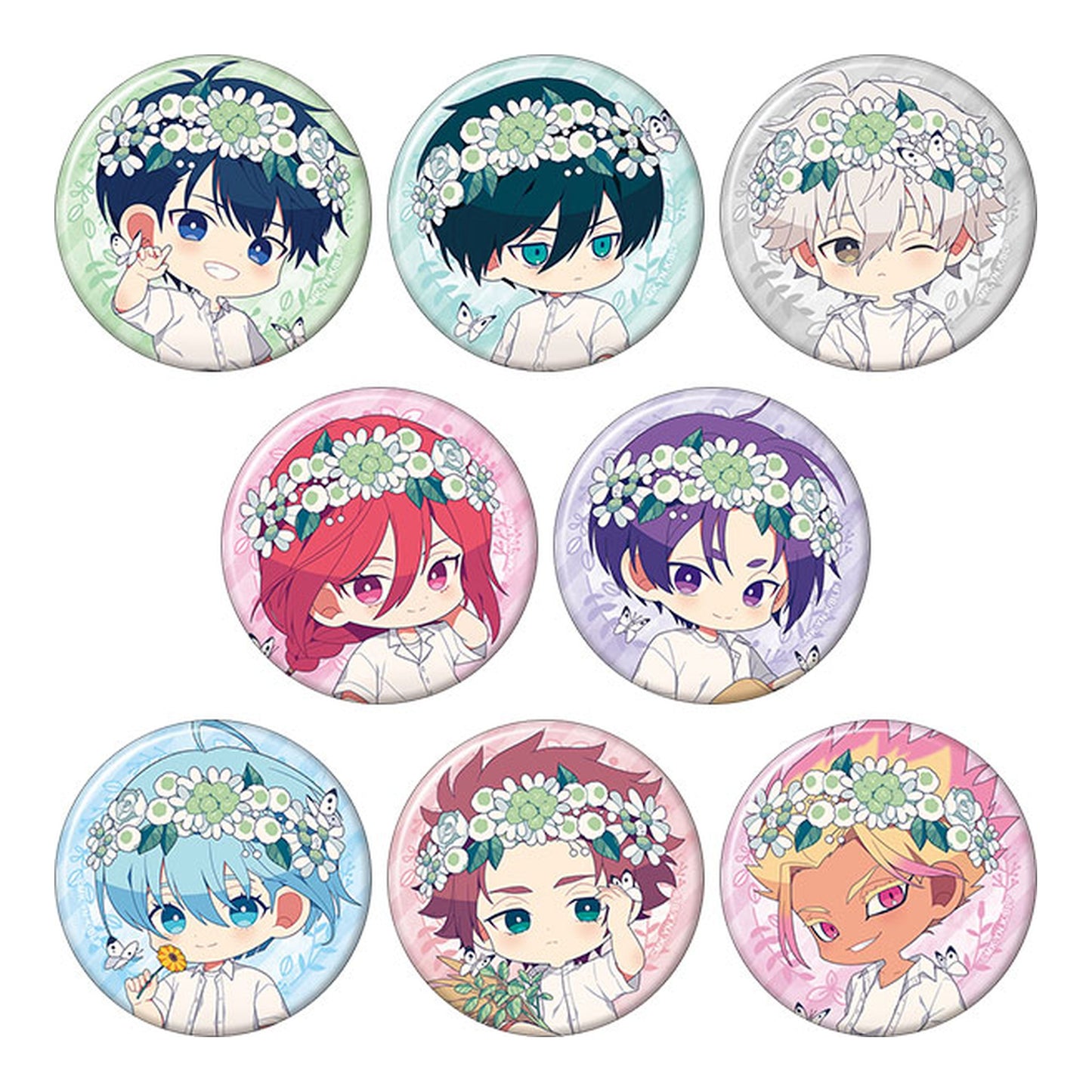 Bluelock 2nd Season Chara Badge Collection 8Pack BOX - Image 1