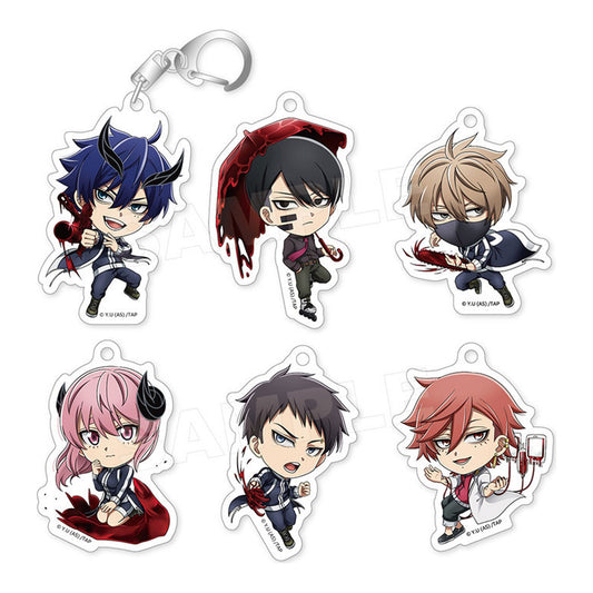 Tougen Anki Acrylic Keychain Collection (Fight!) 6Pack BOX - Image 1