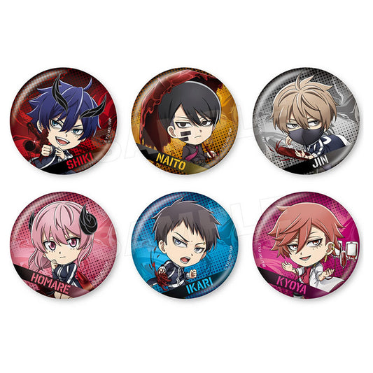 Tougen Anki Chara Badge Collection (Fight!) 6 Pack Box - Image 1