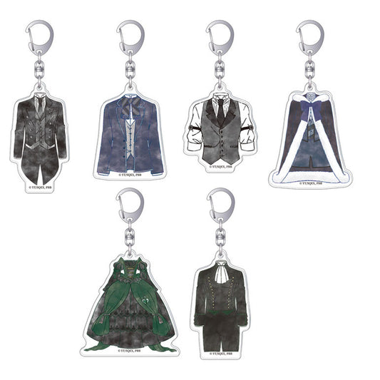 Black Butler -Emerald Witch Arc- Outfit Keychain Collection 6Pack BOX - Image 1