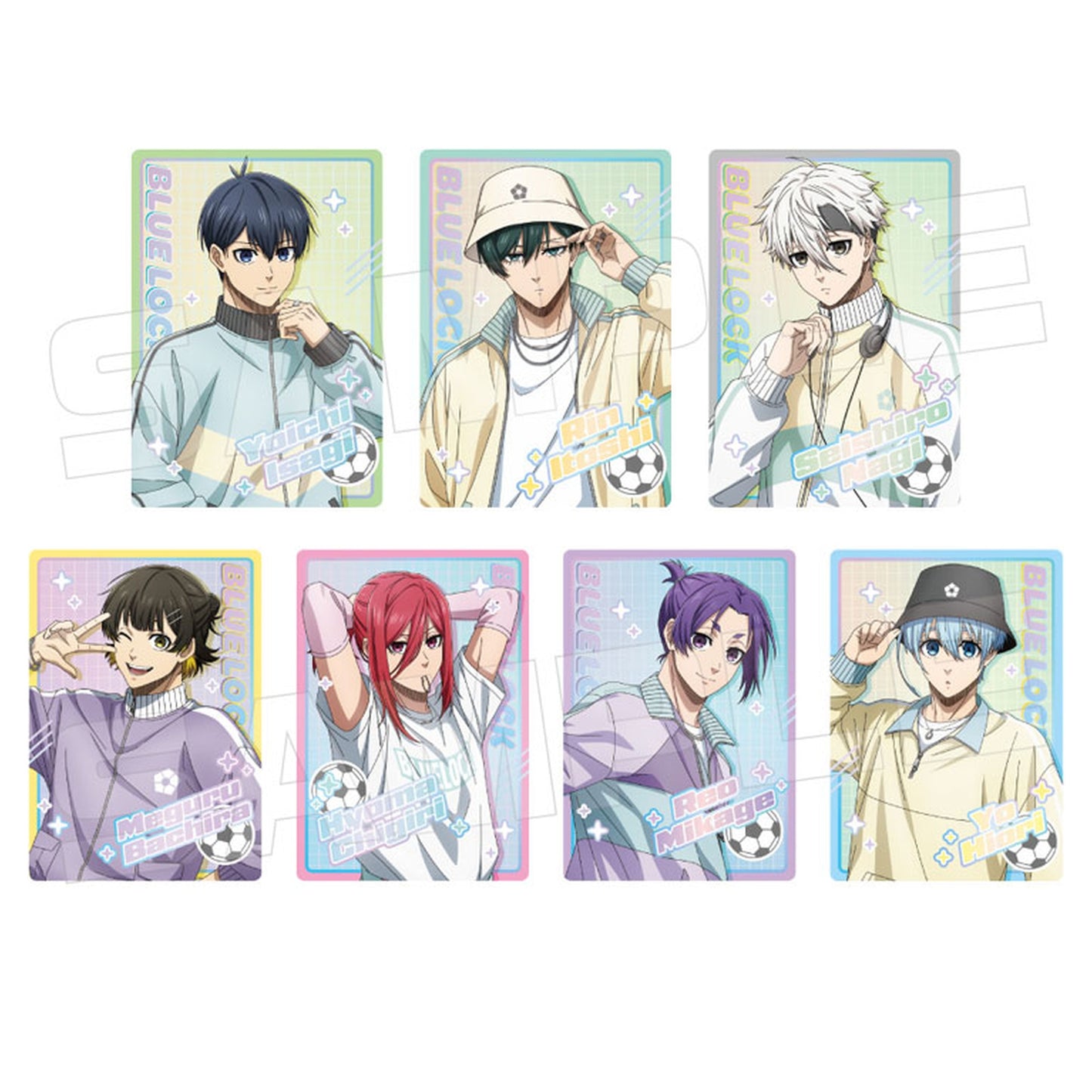 Bluelock Trading Shiny Card (Pastel Wear) 7Pack BOX - Image 1
