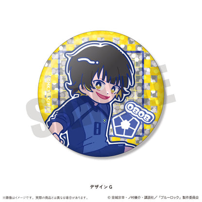 TV Anime Bluelock Trading Hologram Tin Badge Nyutoro Vol.1 14 Pack Box - Image 8