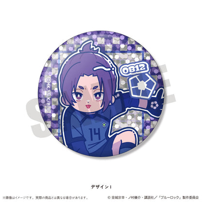 TV Anime Bluelock Trading Hologram Tin Badge Nyutoro Vol.1 14 Pack Box - Image 10