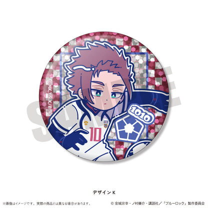 TV Anime Bluelock Trading Hologram Tin Badge Nyutoro Vol.1 14 Pack Box - Image 12
