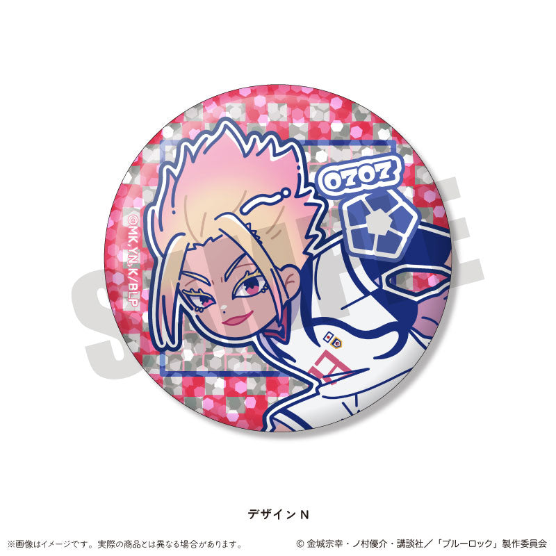 TV Anime Bluelock Trading Hologram Tin Badge Nyutoro Vol.1 14 Pack Box - Image 15