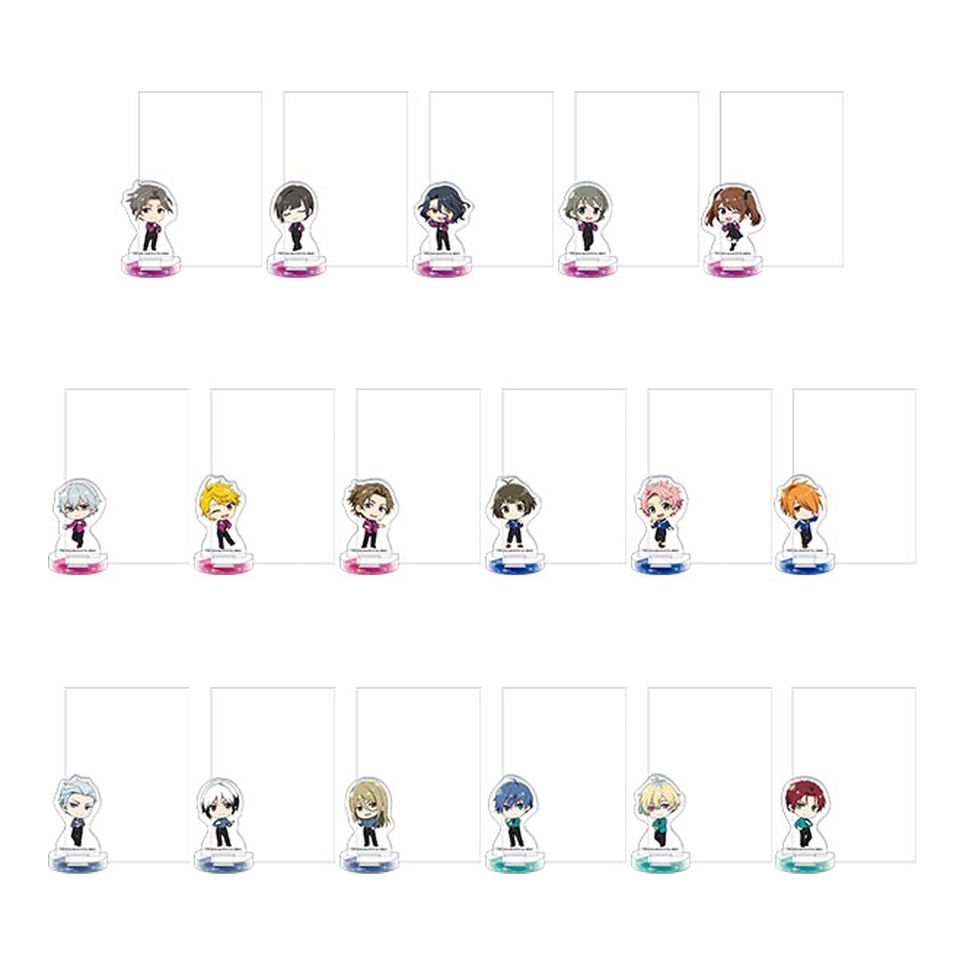 THE IDOLM@STER SideM TureSta Miniature Acrylic Stand Collection Summer Market 17 Pack BOX - Image 1