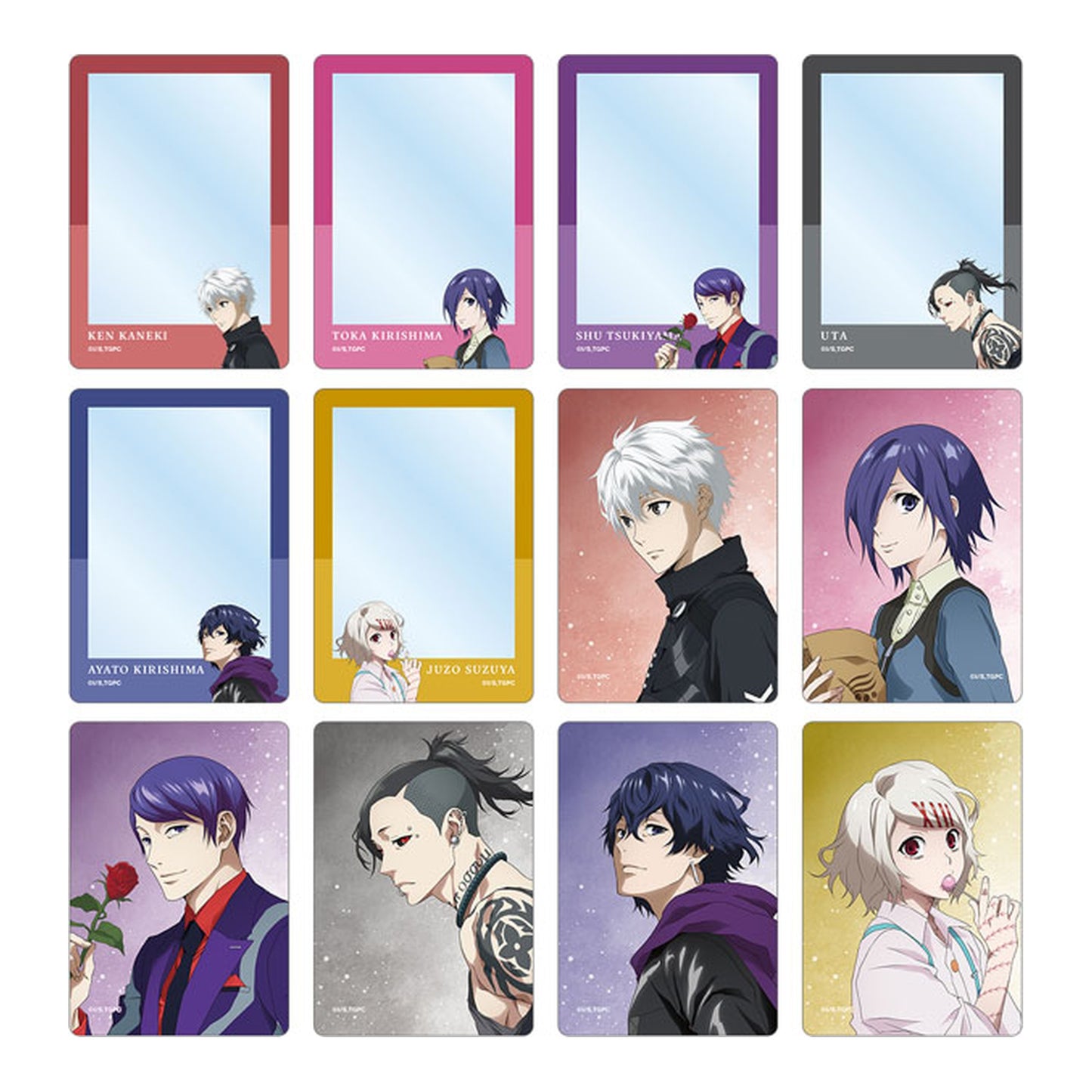 TV Anime Tokyo Ghoul New Illustration Walking ver. Trading B8 Hard Card Case 12Pack BOX - Image 1