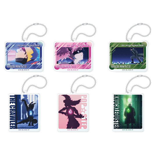 My Hero Academia: Vigilantes ILLEGALS Trading Acrylic Keychain ED ver. 6Pack BOX - Image 1