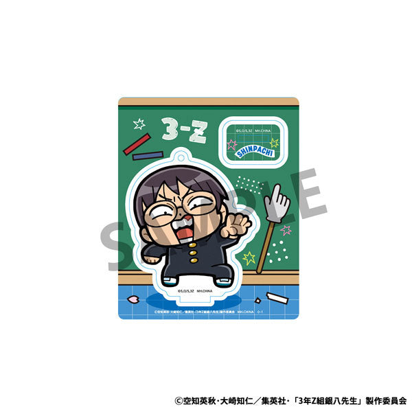 3-nen Z-gumi Ginpachi-sensei x Bkub Okawa Seishun Acrylic Mascot 8Pack BOX - Image 3