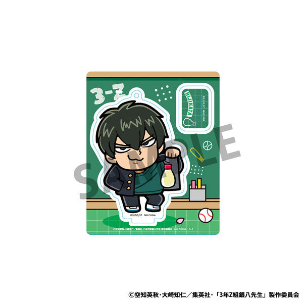 3-nen Z-gumi Ginpachi-sensei x Bkub Okawa Seishun Acrylic Mascot 8Pack BOX - Image 5