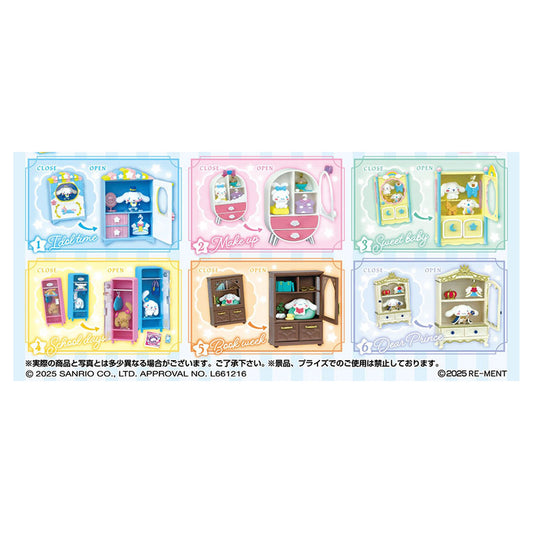 Sanrio Cinnamoroll Secret Closet 6 Types BOX (Candy Toy) - Image 1