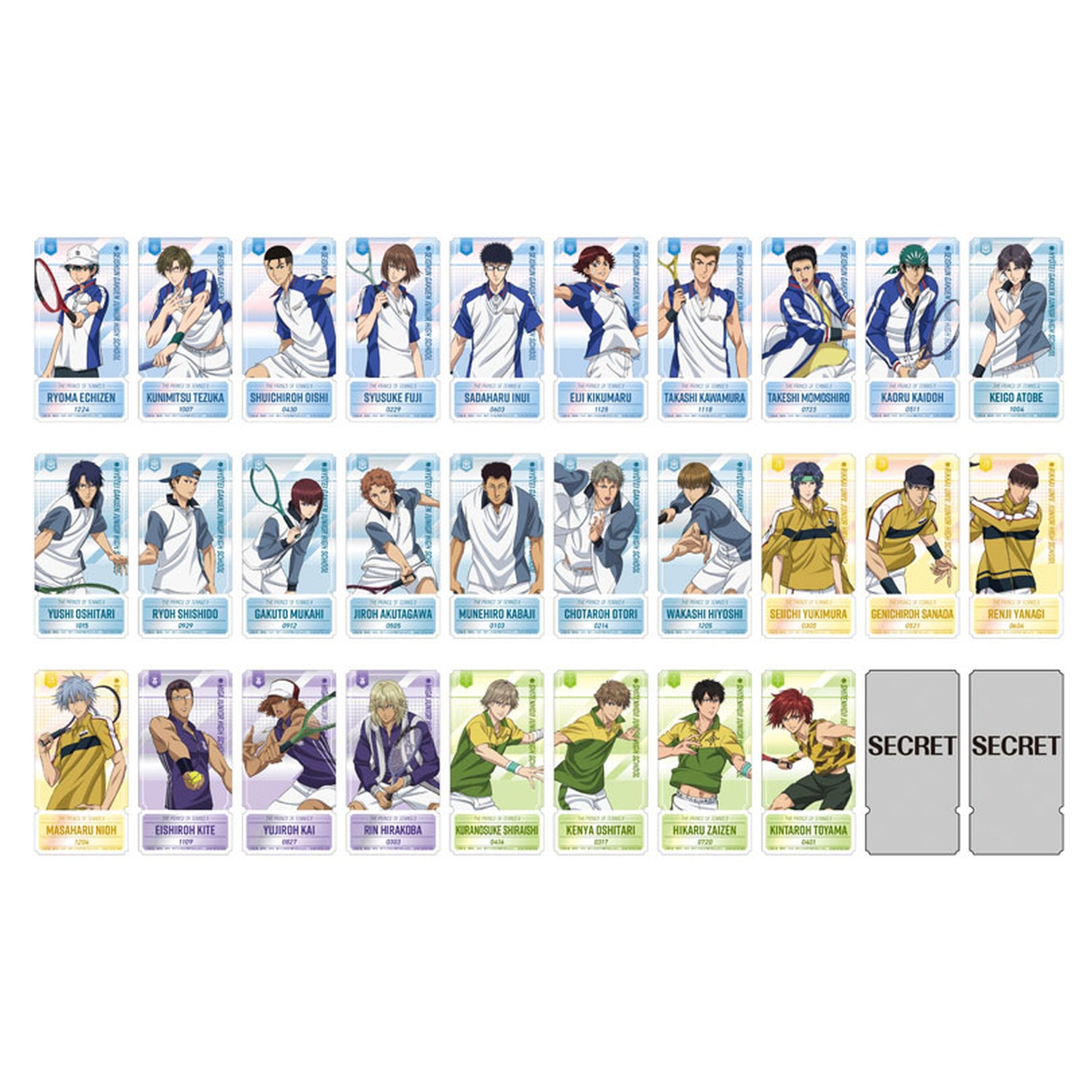 Ticket-like Collection The New Prince of Tennis 20Pack BOX - Image 1