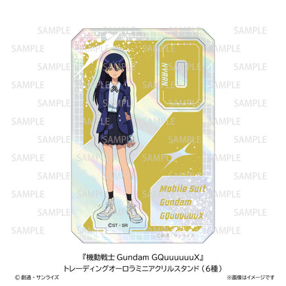 Mobile Suit Gundam GQuuuuuuX Trading Aurora Mini Acrylic Stand 6Pack BOX - Image 3
