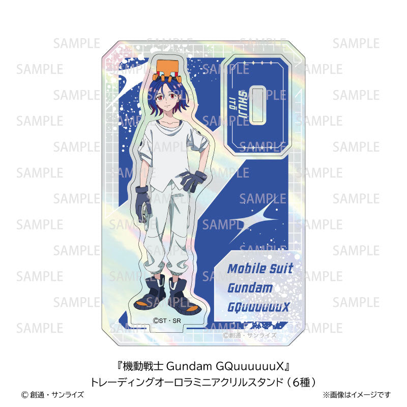 Mobile Suit Gundam GQuuuuuuX Trading Aurora Mini Acrylic Stand 6Pack BOX - Image 4