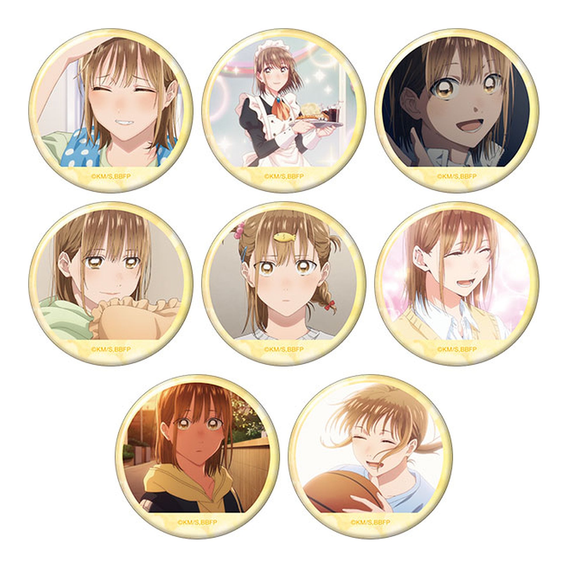 Ao no Hako Oshi Chara Badge Collection vol.2 Chinatsu Kano 8Pack BOX - Image 1