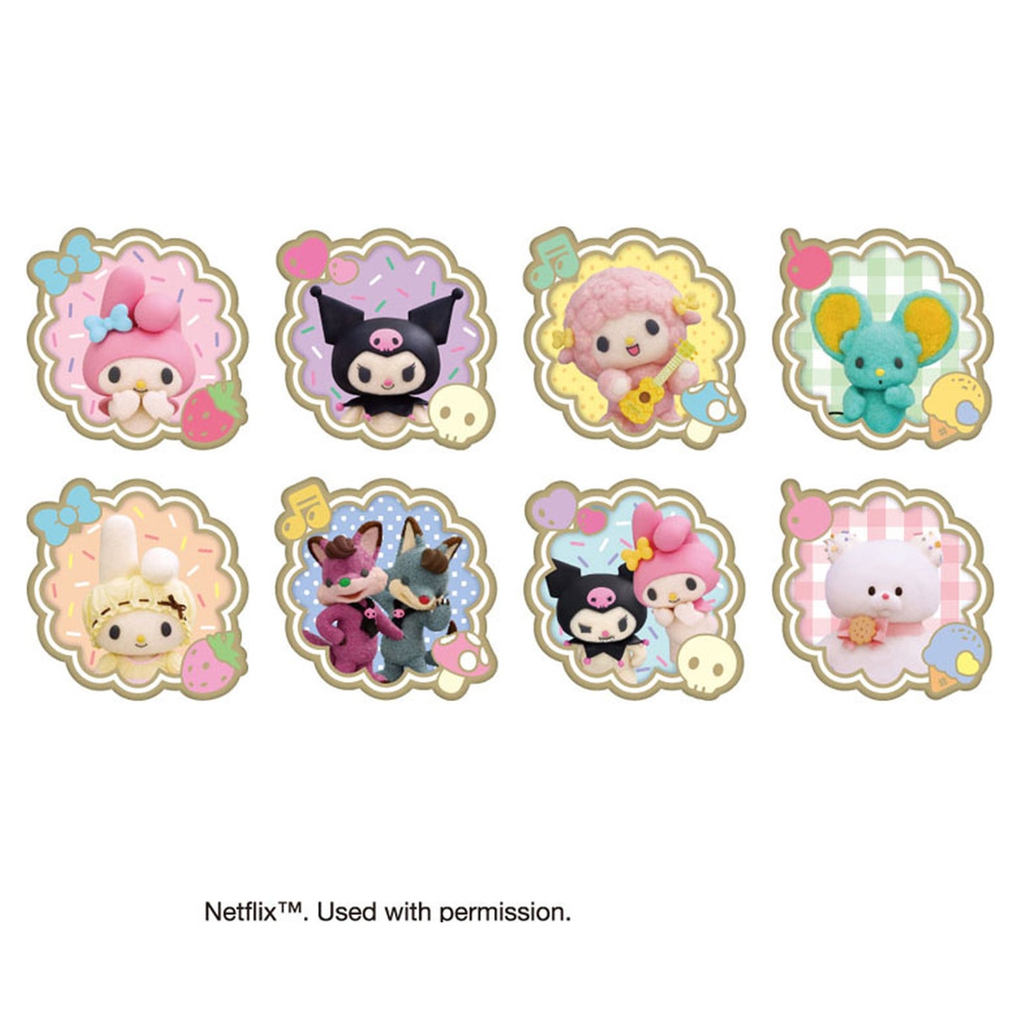 My Melody & Kuromi Pins Collection 8Pack BOX - Image 1