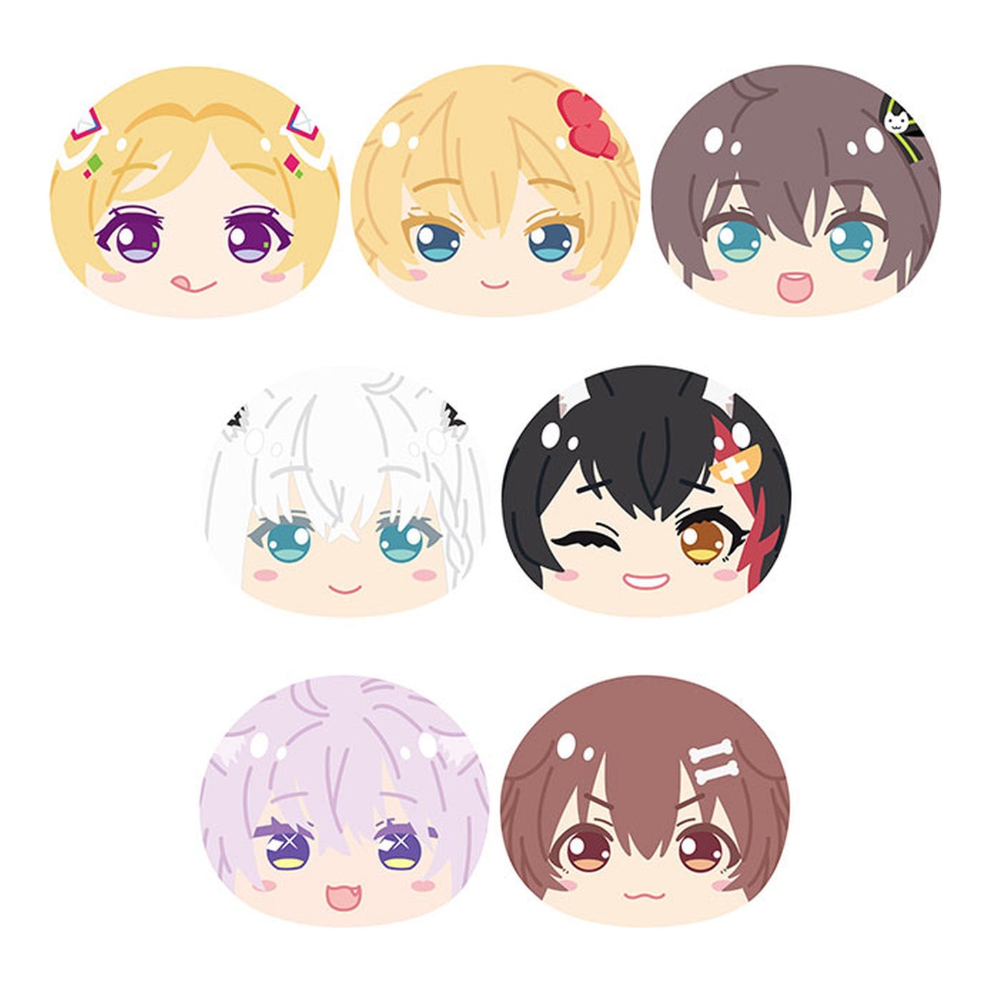 hololive Omanjuu Niginigi Mascot 7Pack BOX - Image 1