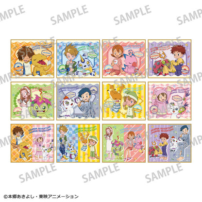 Digimon Adventure Trading Mini Shikishi Waking Up 12Item Set - Image 3