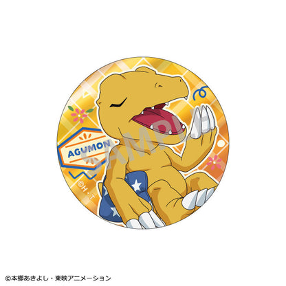 Digimon Adventure Trading Metallic Tin Badge vol.1 Waking Up 8Pack BOX - Image 3