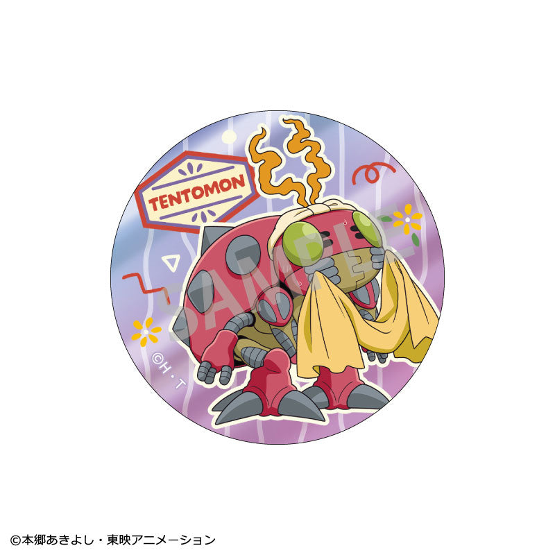 Digimon Adventure Trading Metallic Tin Badge vol.1 Waking Up 8Pack BOX - Image 5