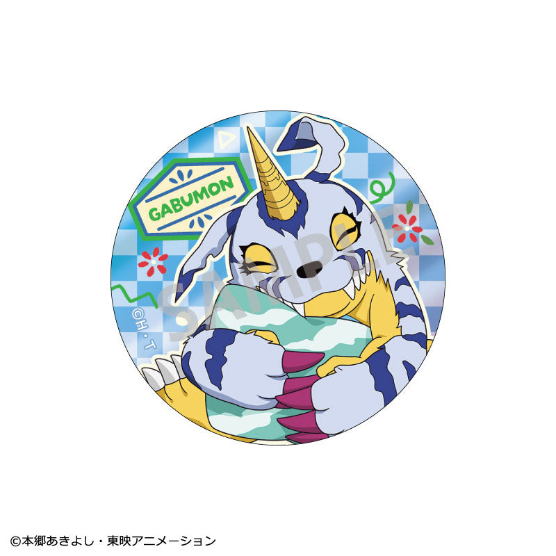 Digimon Adventure Trading Metallic Tin Badge vol.2 Waking Up 8Pack BOX - Image 3