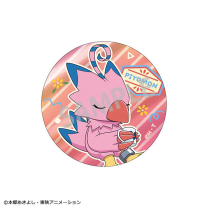 Digimon Adventure Trading Metallic Tin Badge vol.2 Waking Up 8Pack BOX - Image 5