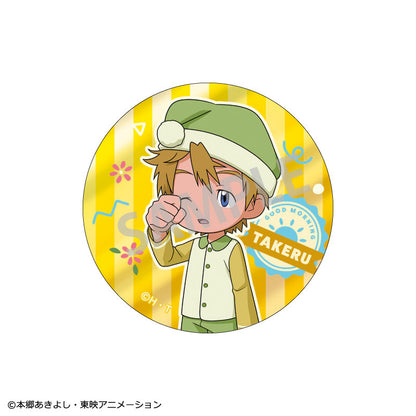 Digimon Adventure Trading Metallic Tin Badge vol.2 Waking Up 8Pack BOX - Image 8