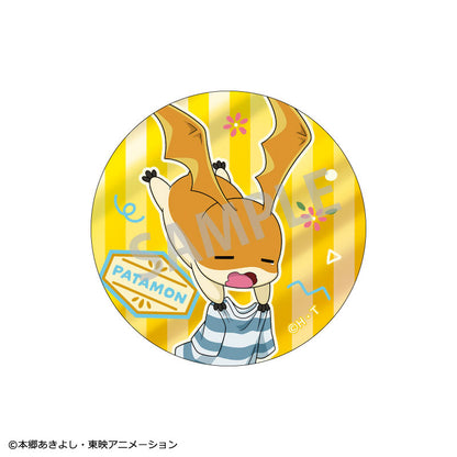 Digimon Adventure Trading Metallic Tin Badge vol.2 Waking Up 8Pack BOX - Image 9