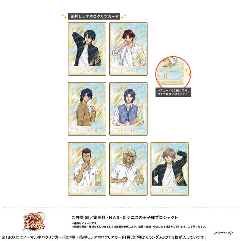 The New Prince of Tennis Hologram Clear Card Collection -School Uniform Fashion- (A) 8Pack BOX - Image 2