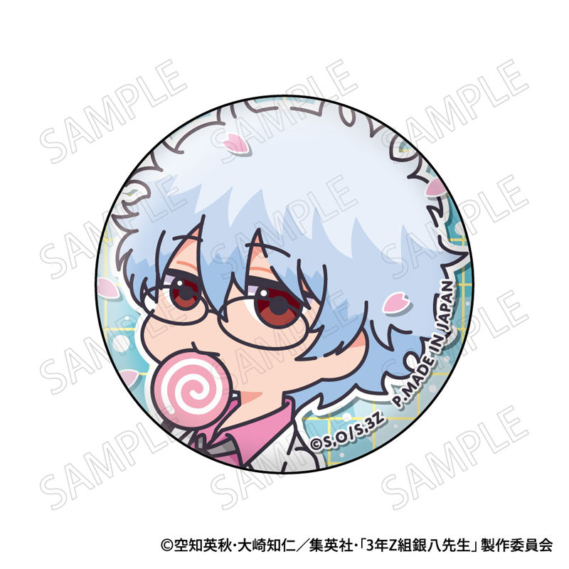 3-nen Z-gumi Ginpachi-sensei MuniChara Badge 8Pack BOX - Image 2