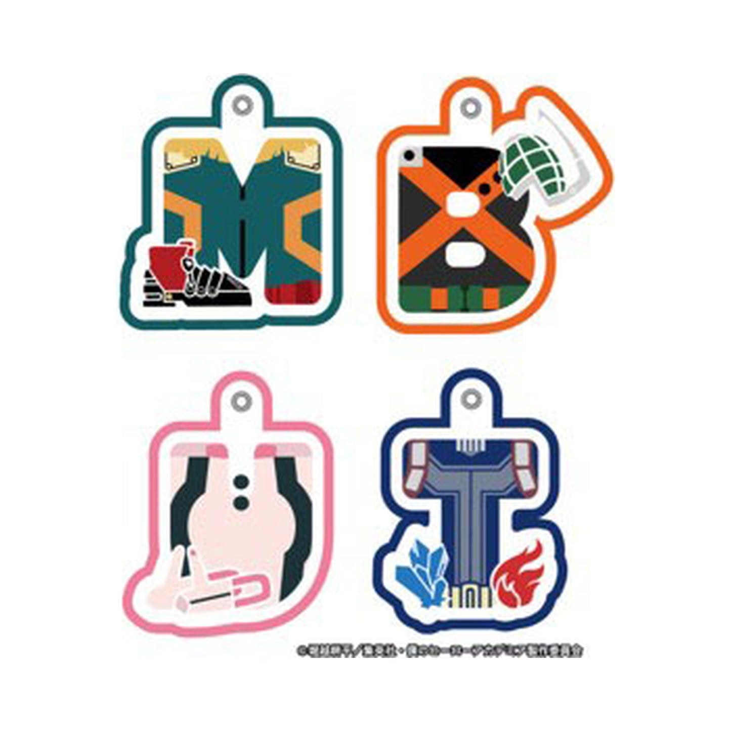 My Hero Academia Trading Initial Patch Badge 4Pack BOX - Image 1