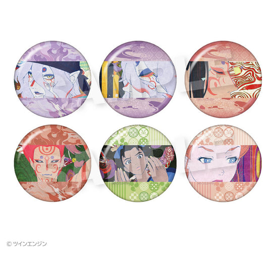Mononoke The Movie: The Ashes of Rage Trading Memories Tin Badge 6Pack BOX - Image 1