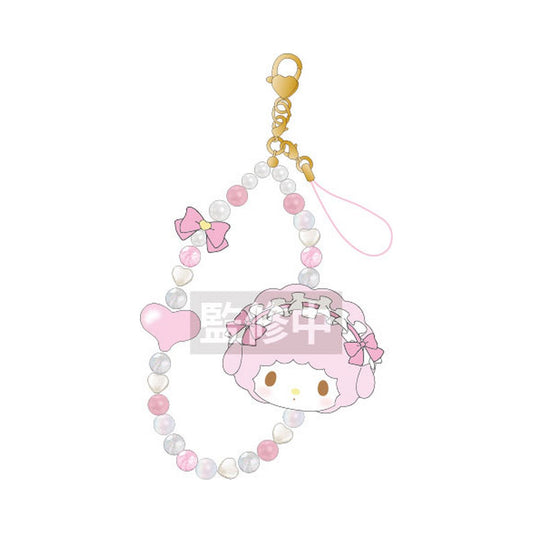 My Sweet Piano Pink Plush Phone Strap - Image 1